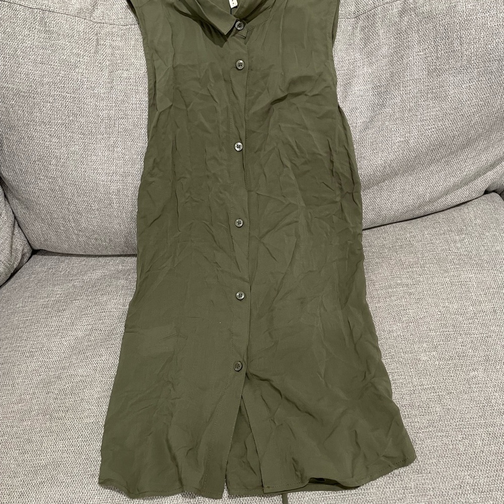 BCBGeneration Olive Green Dress